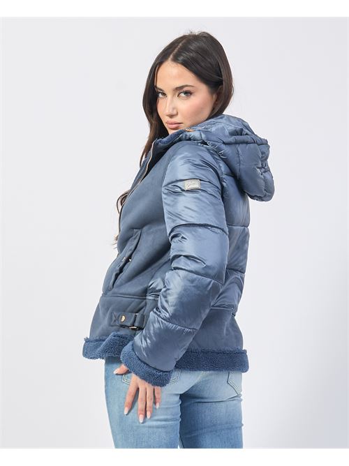 Yes Zee Women's Quilted Jacket with Teddy Inserts YES ZEE | J027-GN000704